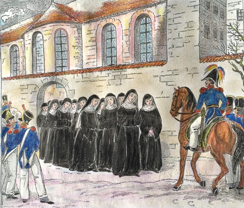 Nonnen verlasssten am 02.02.1841 ihr Kloster